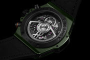 Hublot Big Bang Reloaded Dark Green Ceramic 421.GM.1149.NR.RLD - fondello con movimento a vista